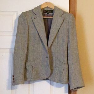 Londonderry Wool Blazer (grey herringbone)